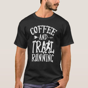 Camiseta Trayectorias De Ejecución De Café Y Sendero