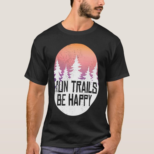 Camiseta Trayectorias De Ejecución Sean Felices Bosques Y C (Anverso)