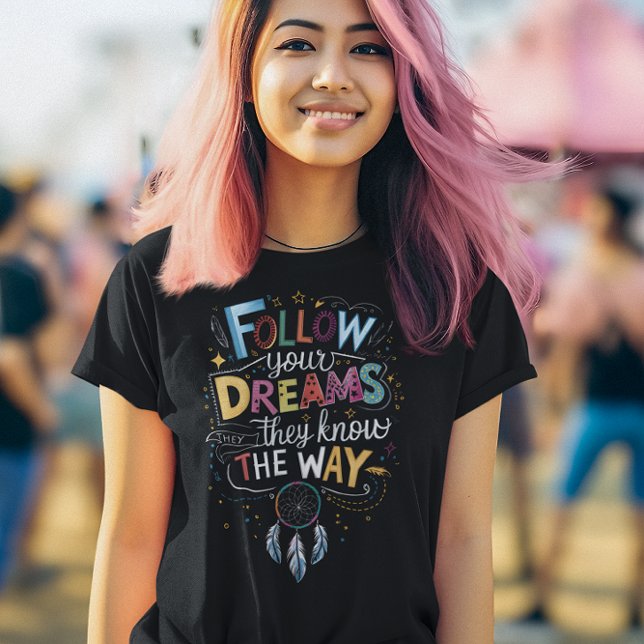 Camiseta Trayectos de sueño: sigue tu cita de sueños (Subido por el creador)
