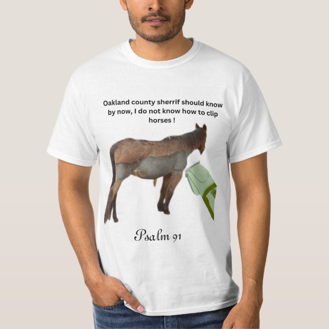Camiseta traza recortada divertida/ guion (Anverso)