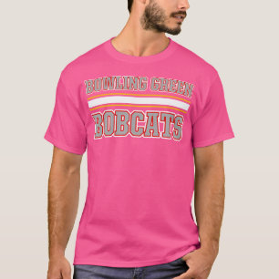 Camiseta Trazado horizontal de Bobcats verdes de boliche