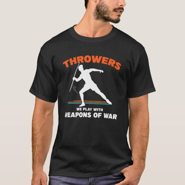 Camiseta Trazado Y Campo Javelin Thrower (Anverso)