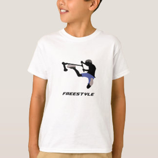 Camiseta Trazo de moto de estilo libre