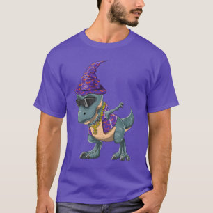 Camiseta TRe Dabbing Dinosaur Rapper Happy Halloween