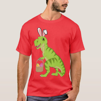 Camiseta TRe Dinosaur Easter Bunny Boys, Chicas y adultos