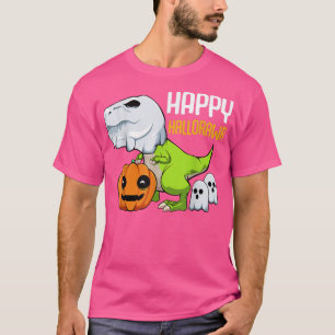 Camiseta TRe Ghost Lazy Halloween disfraz de dinosaurio Pun