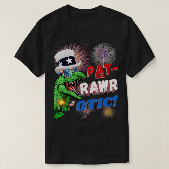 Camiseta TRe PatRAWROtic Funny Patriótico T Re 4 De Julio T (Diseño del anverso)