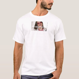 Camiseta tre, tengo gusto de las escaleras móviles porque