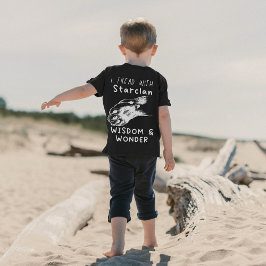 Camiseta TREAD con gatos de guerrero de sueño estrellado