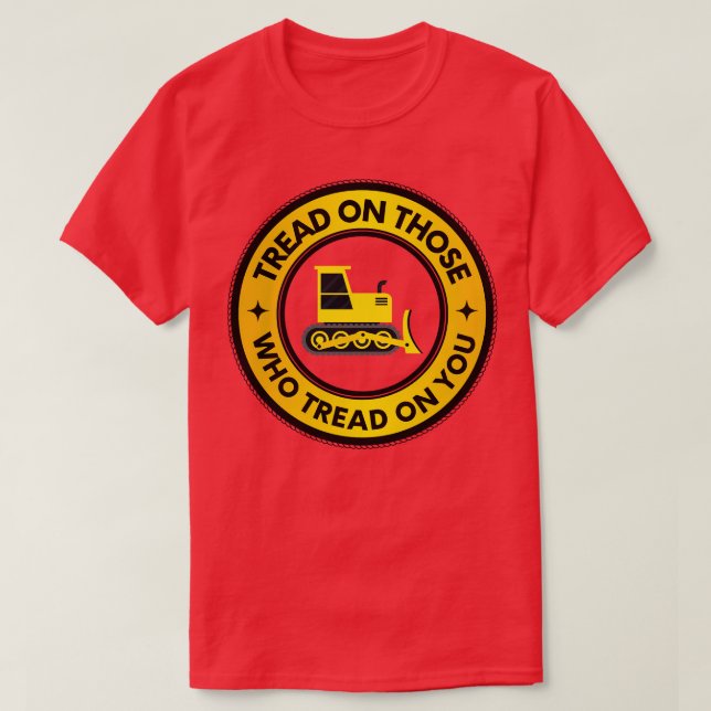 Camiseta Tread on you 13 (Diseño del anverso)