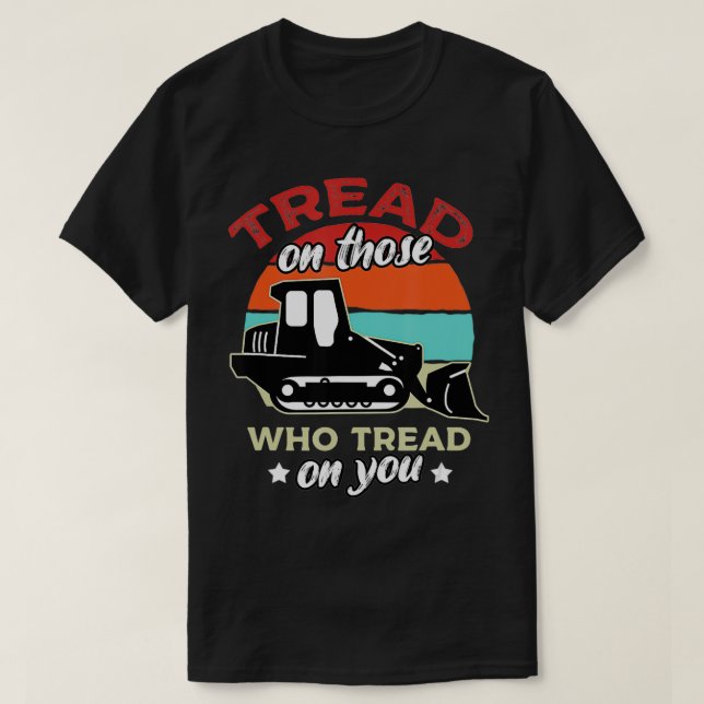 Camiseta Tread On You Funny Truck Bulldo (Diseño del anverso)
