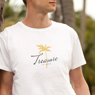 Camiseta Treasure Cay, Bahamas Estilo de cosecha mínimo