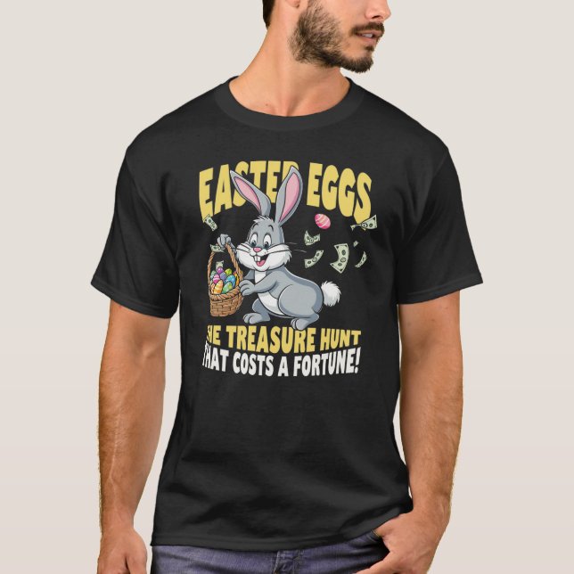 Camiseta Treasure Hunt Easter Eggs Funny (Anverso)
