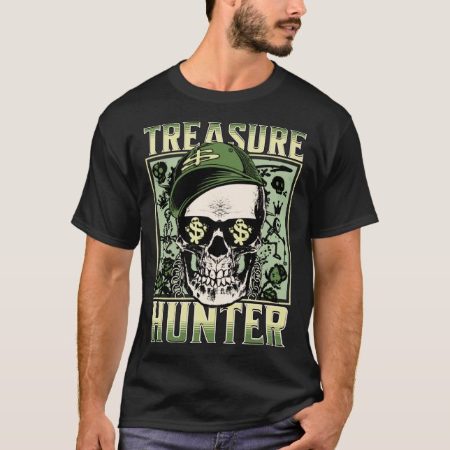 Camiseta Treasure Hunter Metal detector Graffiti Detectoris (Anverso)
