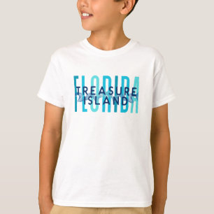 Camiseta Treasure Island Florida (Olas del Océano)