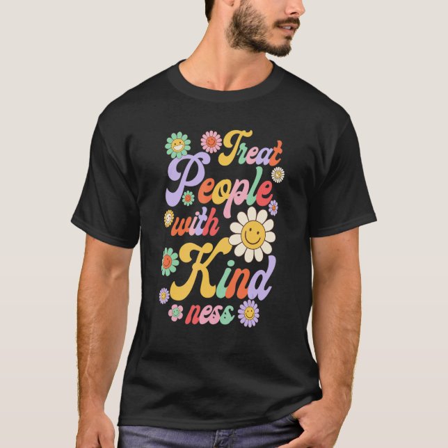 Camiseta Treat People With Kindness    Cute Kind Trending (Anverso)