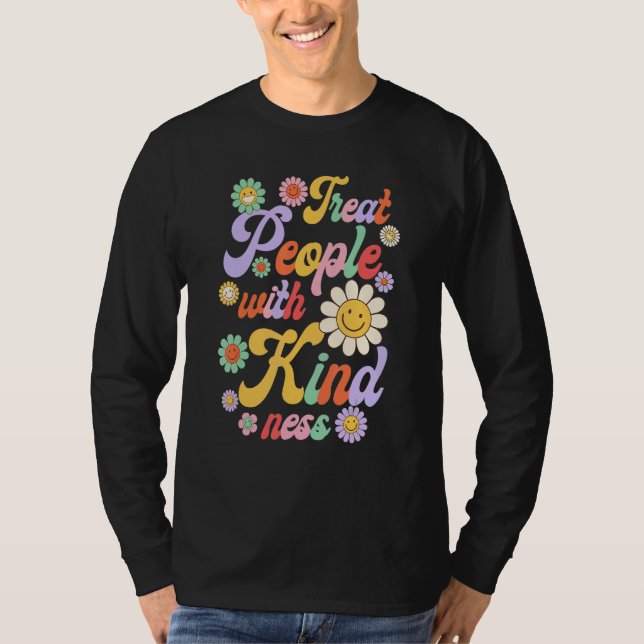 Camiseta Treat People With Kindness    Cute Kind Trending (Anverso)