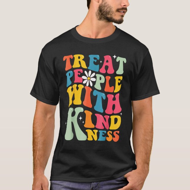 Camiseta Treat People With Kindness Retro TPWK Inspirationa (Anverso)