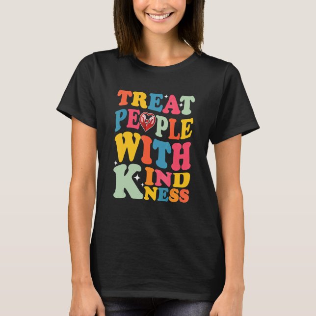 Camiseta Treat People With Kindness Retro TPWK Inspirationa (Anverso)
