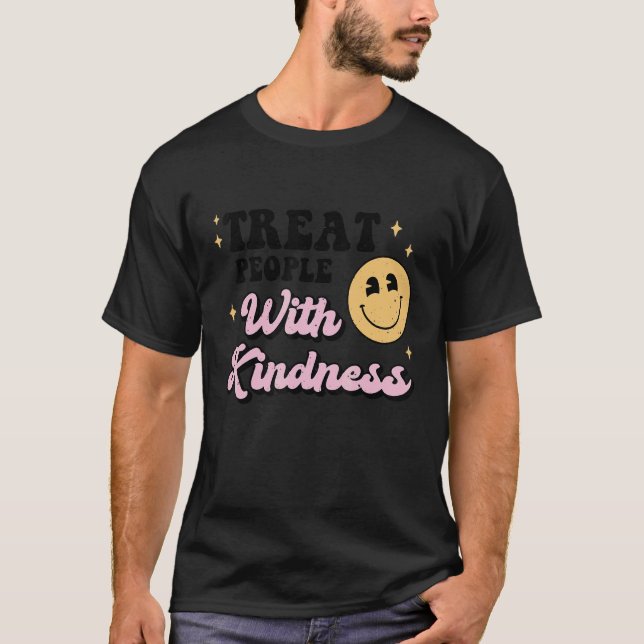 Camiseta Treat People With Kindness TPWK Trendy Preppy 3 (Anverso)
