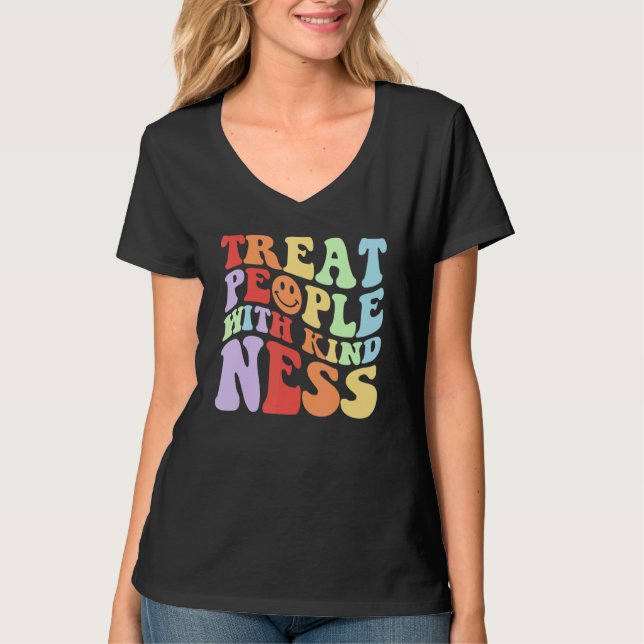 Camiseta Treat People With Kindness TPWK Trendy Preppy 3 (Anverso)