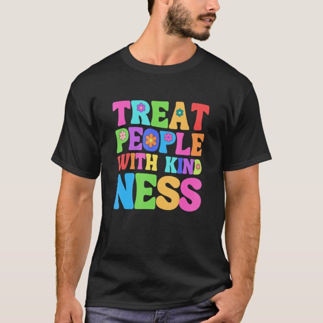 Camiseta Treat People With Kindness TPWK Trendy Preppy 4 (Anverso)