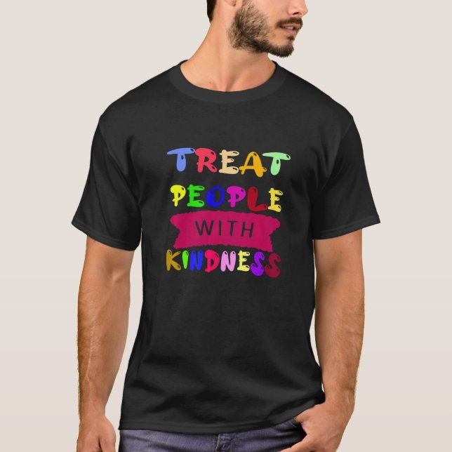 Camiseta Treat People With Kindness Trendy TPWK Preppy   (Anverso)