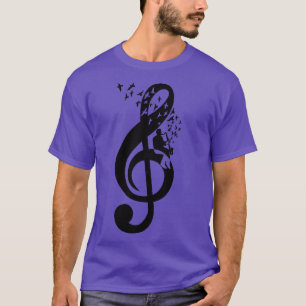 Camiseta Treble Clef Bass clarinet