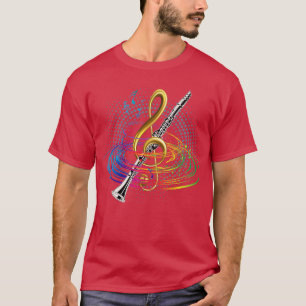 Camiseta Treble Clef Clarinet