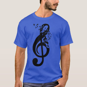 Camiseta Treble Clef Guitarra Acústica