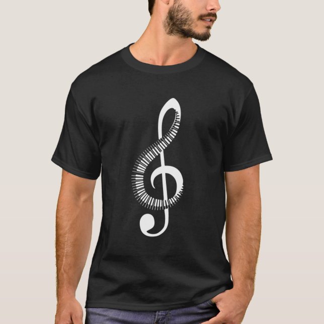Camiseta Treble Clef Music (Anverso)