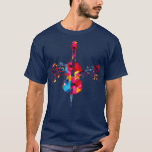 Camiseta Treble Clef Music Cello Musilist