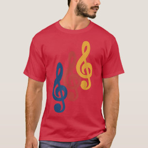 Camiseta Treble Clef Music Musical Note Musician