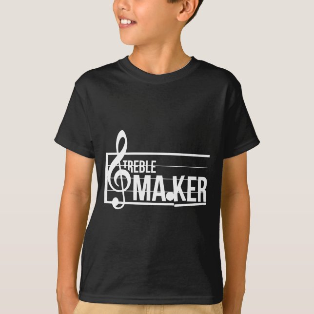 Camiseta Treble Maker Pun Funny Marching Band Music Lover E (Anverso)