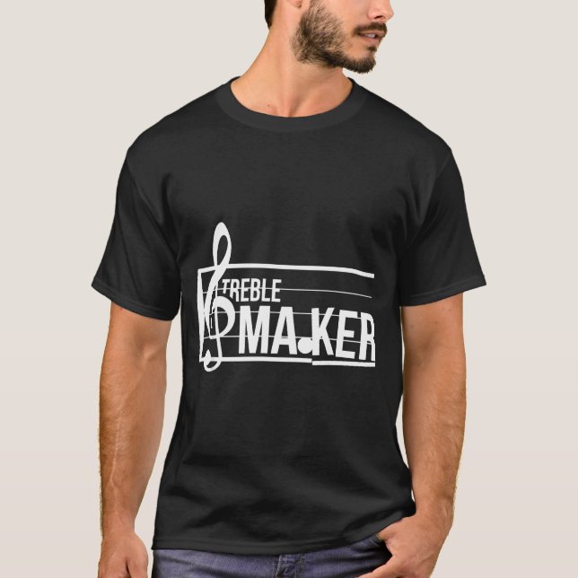 Camiseta Treble Maker Pun Funny Marching Band Music Lover E (Anverso)