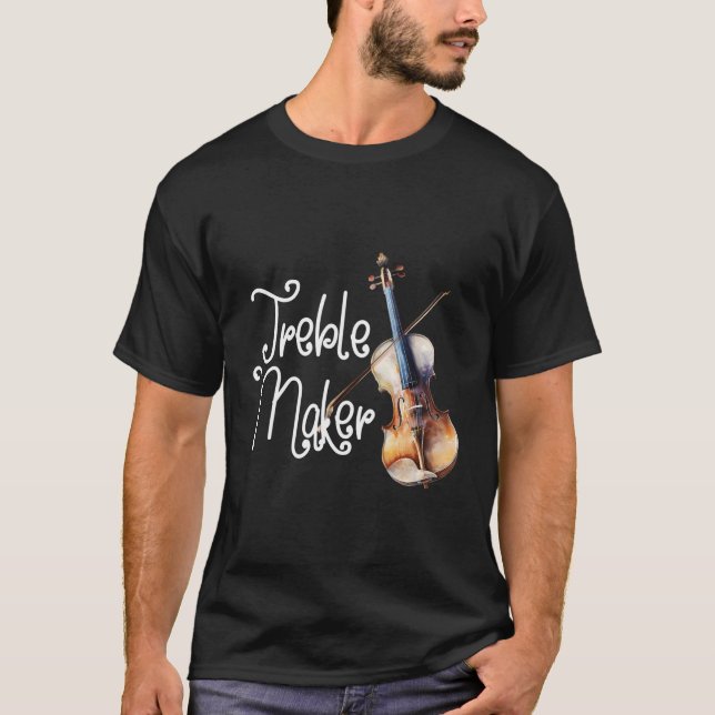 Camiseta Treble Maker Viola Viola Viola Viola Viola Lover V (Anverso)