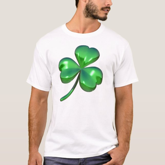 Camiseta trébol 3D (Anverso)