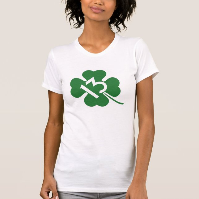 Camiseta Trébol afortunado 13 (Anverso)