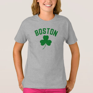 Camiseta Trébol Afortunado Verde de Boston