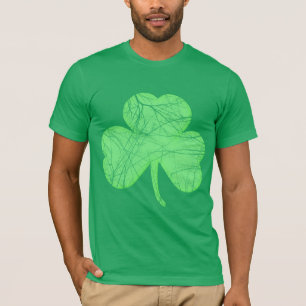 Camiseta Trébol apenado vintage