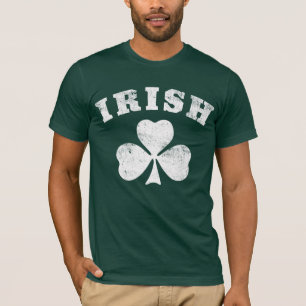 Camiseta Trébol blanco irlandés