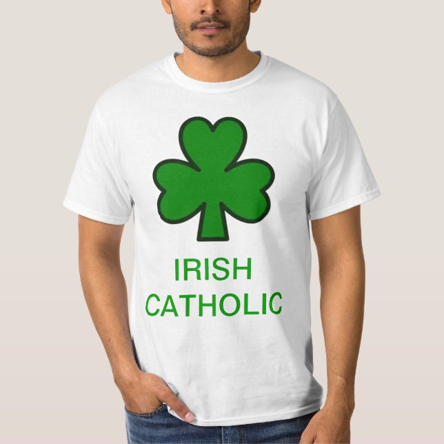 CAMISETA TRÉBOL CATÓLICO IRLANDÉS (Anverso)