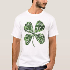 Camiseta Trébol de cuatro hojas infinitamente afortunado