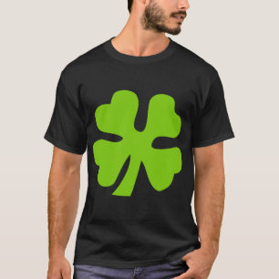 Camiseta Trébol de Cuatro Hojas - Verde Marciano