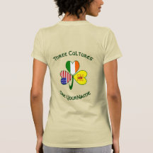 Trébol de Escocia León Rampante Irlanda USA Mujer