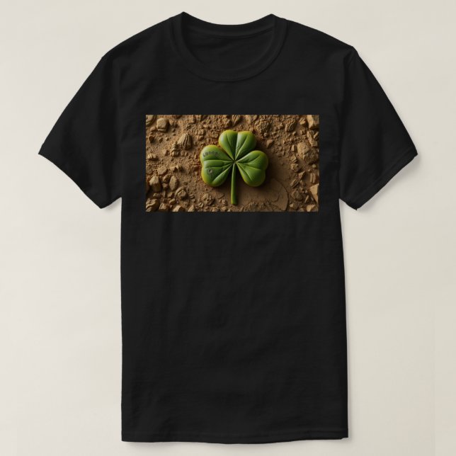 Camiseta Trébol de Hoja Afortunada (Diseño del anverso)