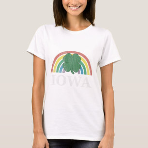 Camiseta Trébol de Iowa Día de San Patricio Iris del Día de