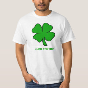 Camiseta trébol de la fábrica de la suerte