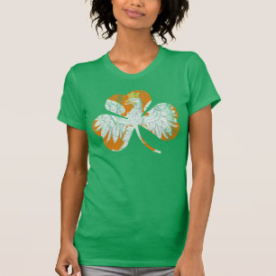 Camiseta Trébol de la herencia de Eagle del polaco del