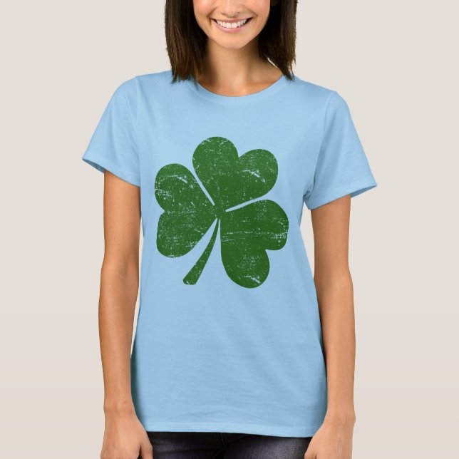 Camiseta Trébol de la obra clásica del día de St Patrick (Anverso)